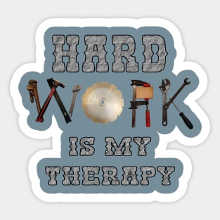 Hard Working Tee Sticker